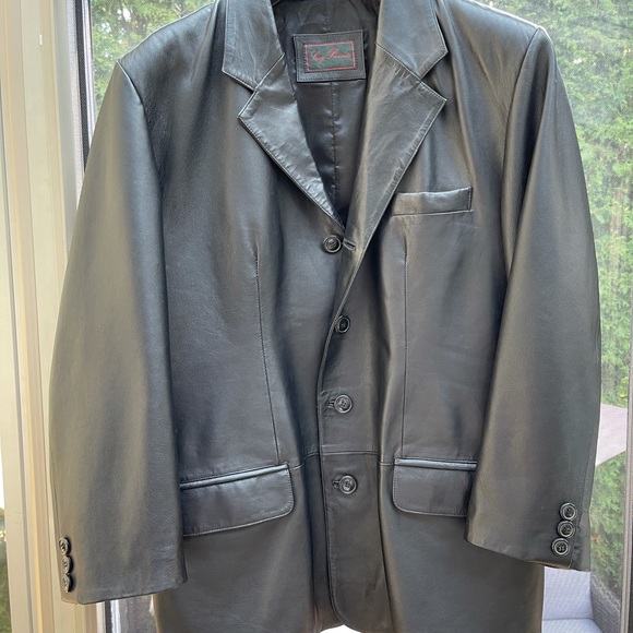 Serge Pariente Lamb Leather Jacket - Picture 2 of 7